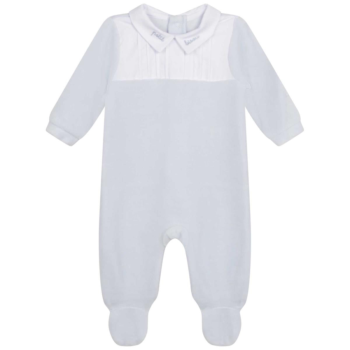 Baby Boys Light Blue Babysuit