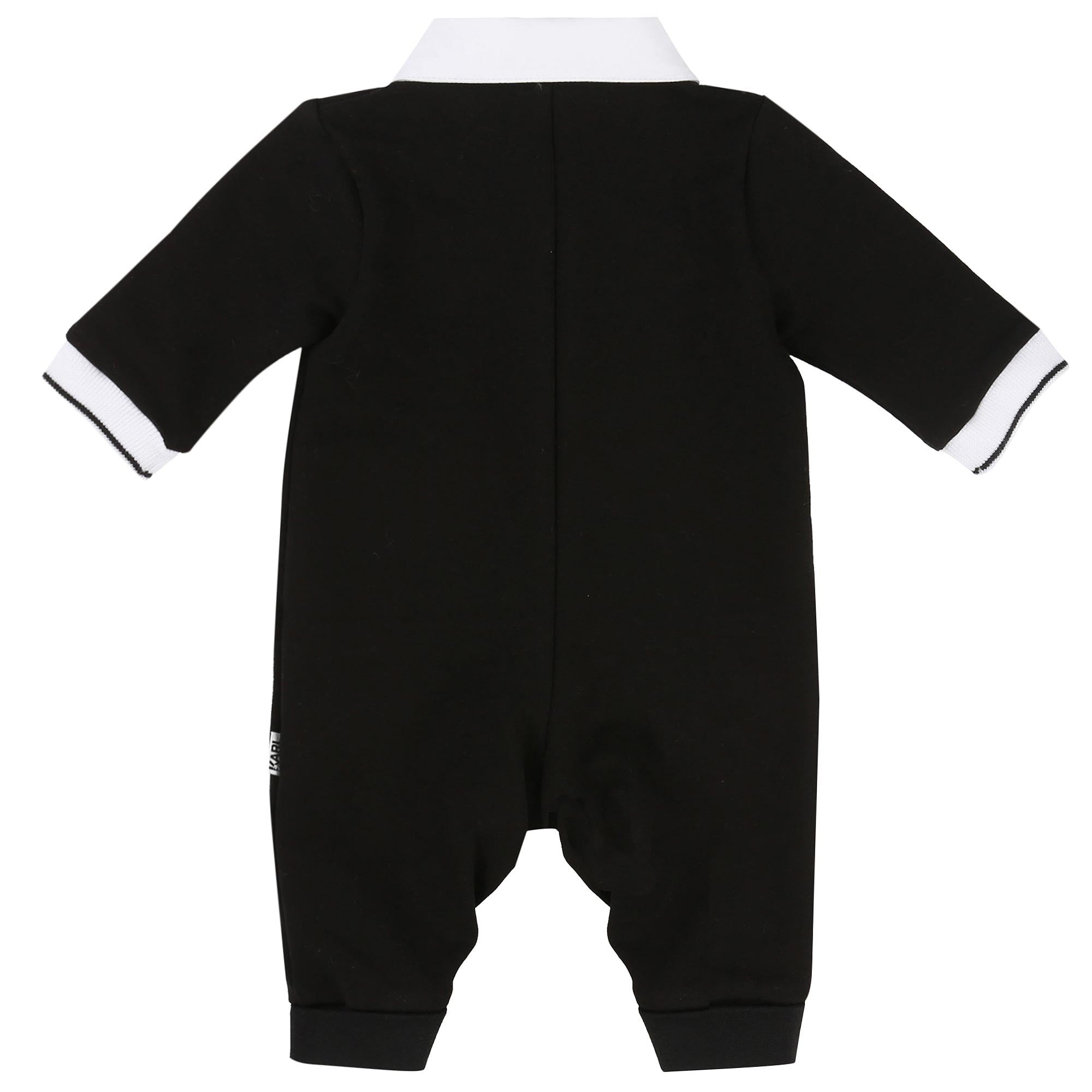 Baby Boys Black Cat Print Babysuit - CÉMAROSE | Children's Fashion Store - 2