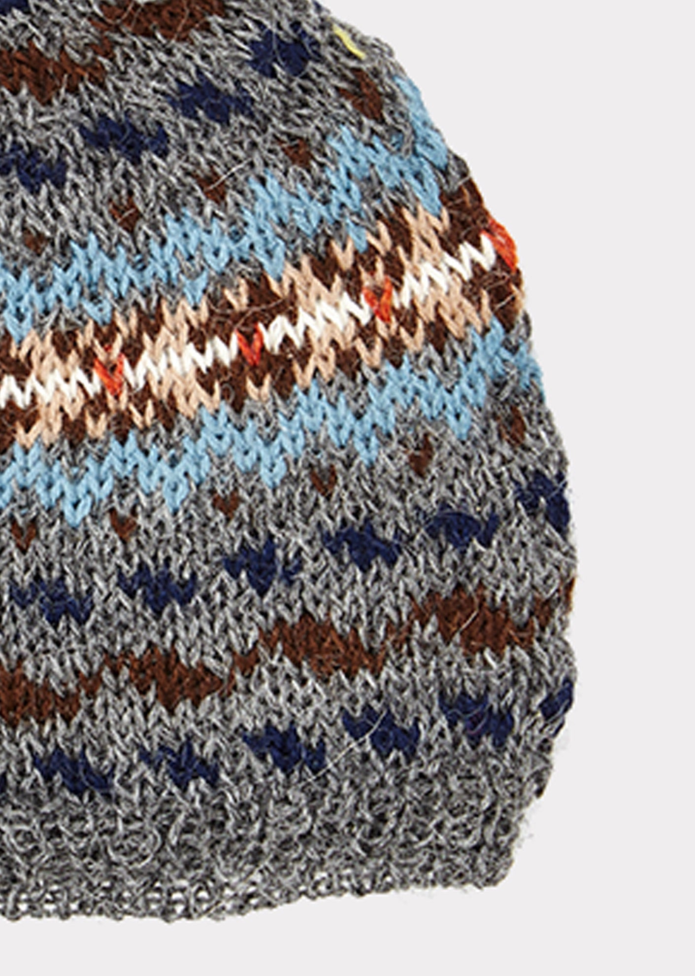 Baby Boys & Girls Grey Alpaca Hat