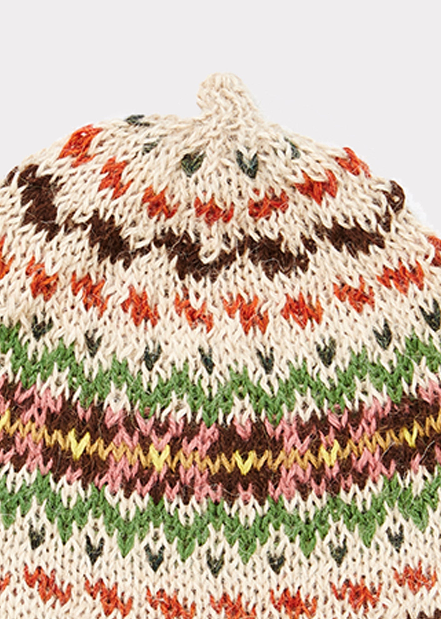 Baby Boys & Girls Multicolor Alpaca Hat