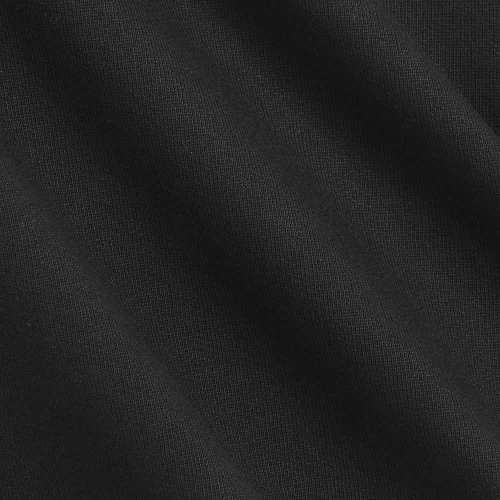 Boys & Girls Black Logo Cotton Hoodie