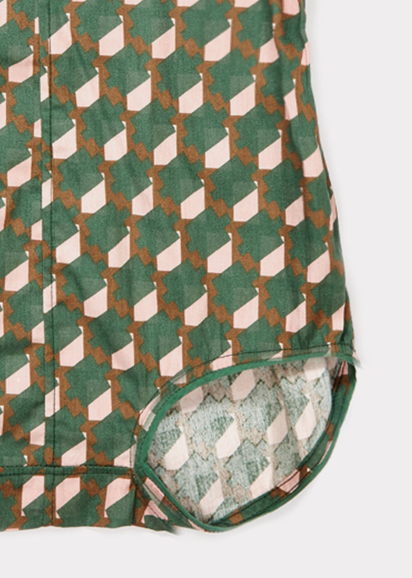 Baby Mint Pink Cotton Woven Romper