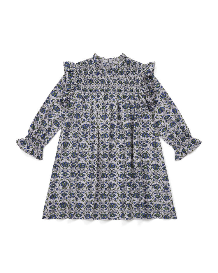 Robe imprimée écrue pour fille