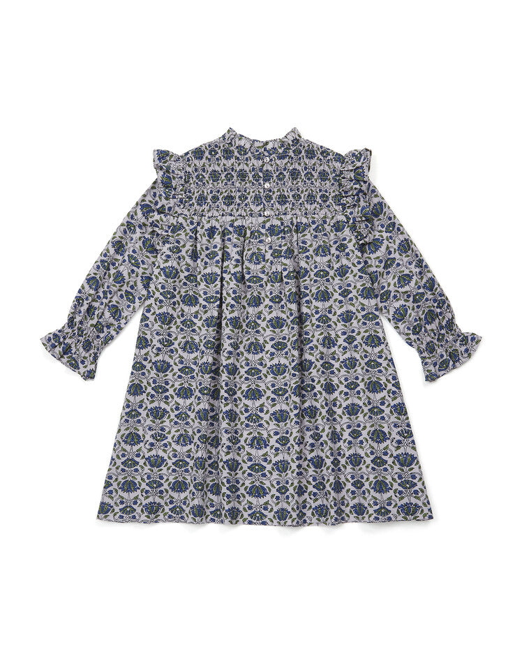 Robe imprimée écrue pour fille