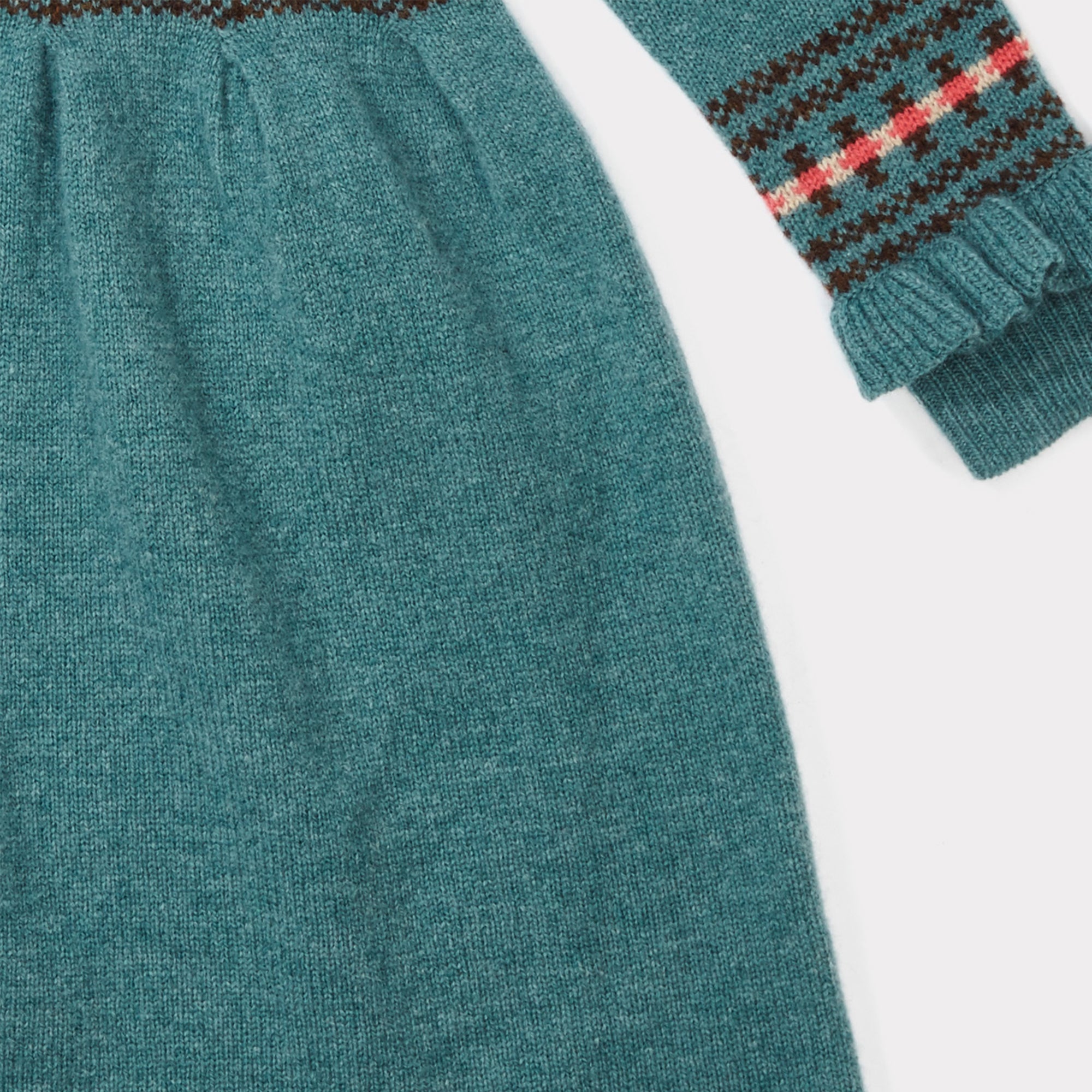 Girls Duck Egg Blue Dress
