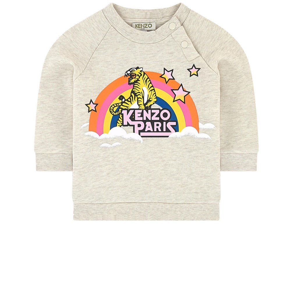 Sweat-shirt Chiné Beige Bébé Fille