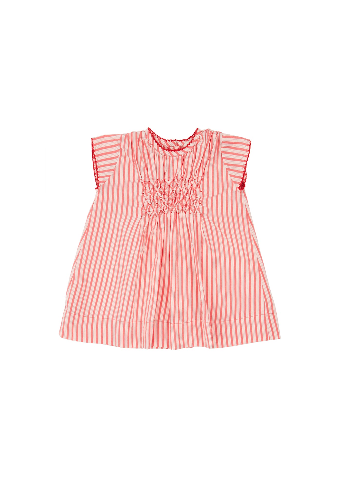 Baby Girls Berry Stripe Dress