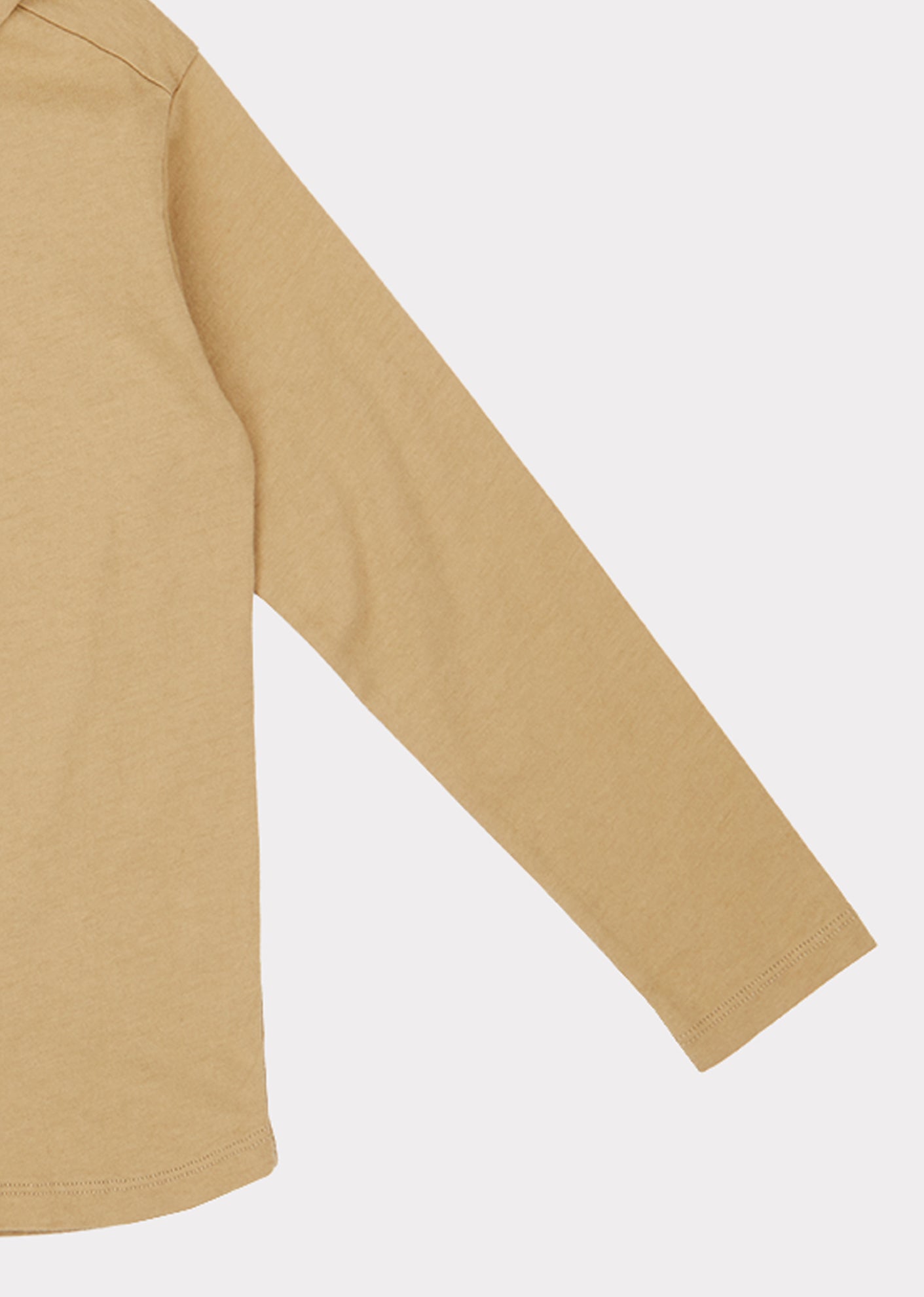Boys Khaki Cotton Polo Shirt