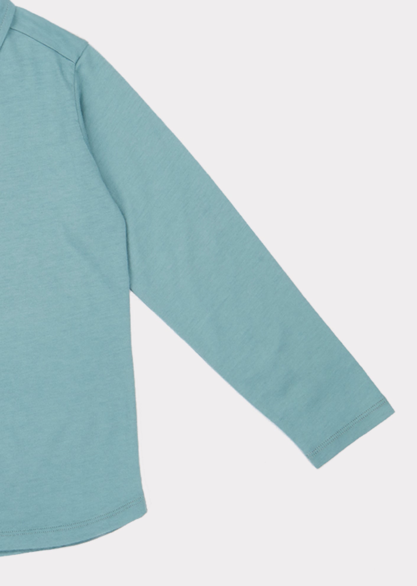 Boys Light Blue Cotton Polo Shirt