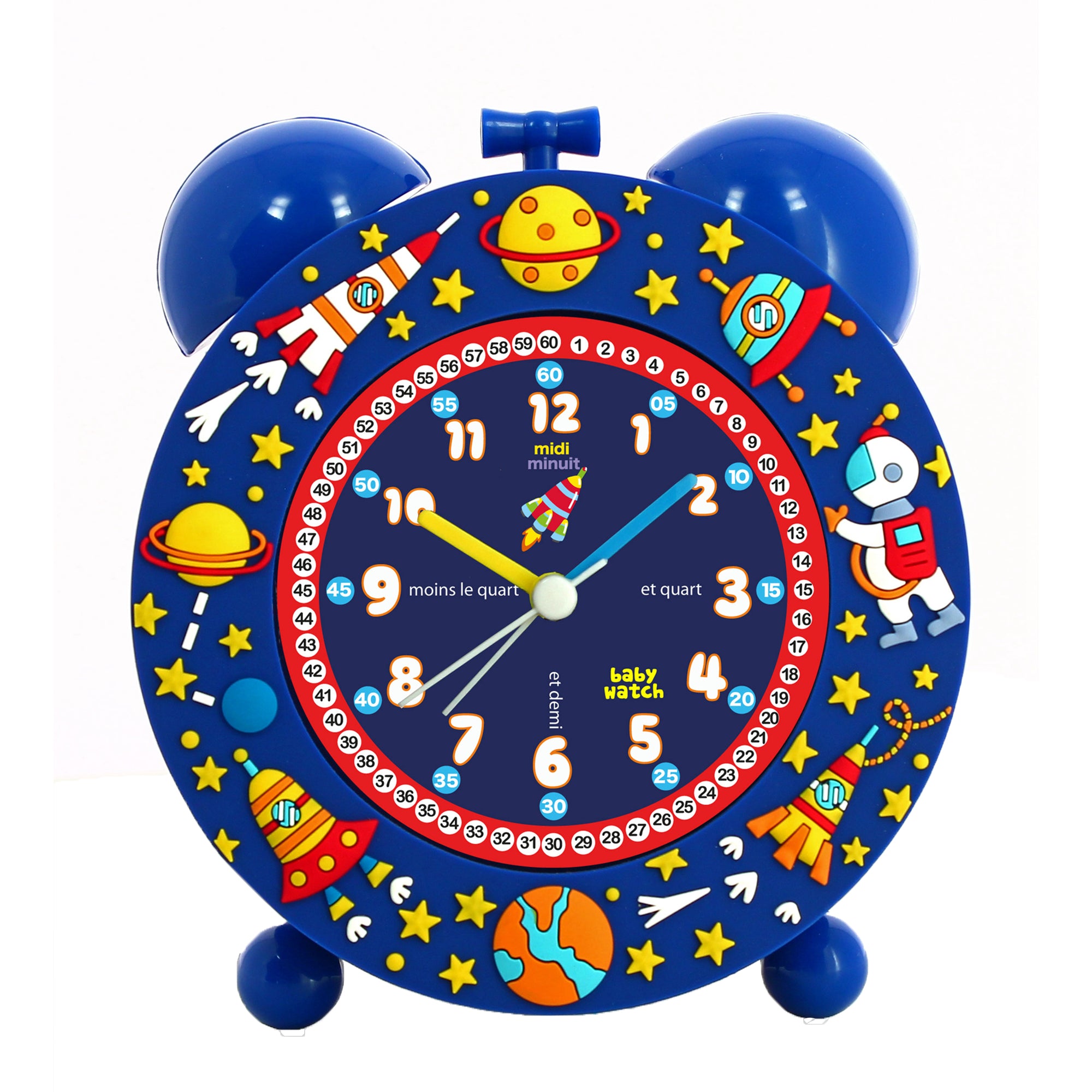 Boys Navy Space Alarm Clock