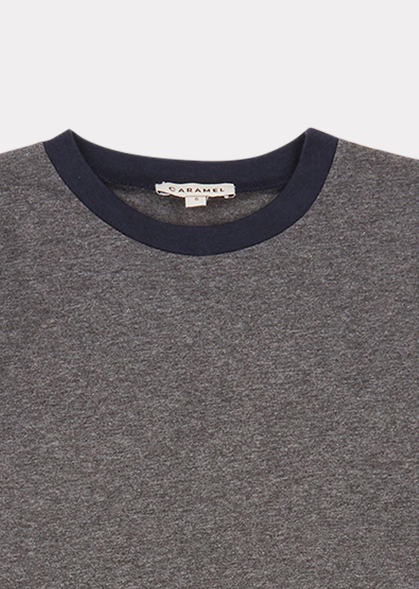 Boys & Girls Grey Melange Crake T-Shirt