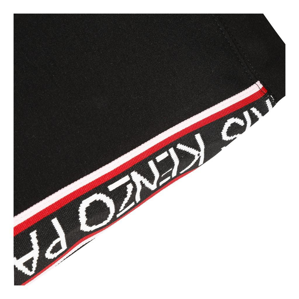 Pantalon noir à logo pour filles