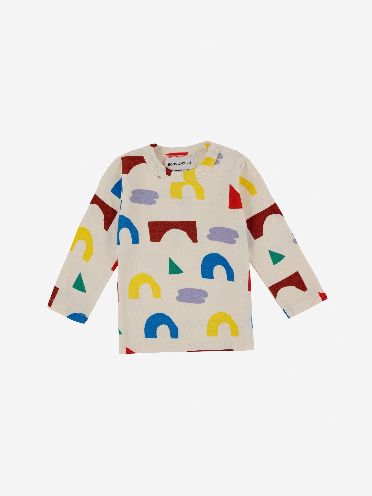 Baby Boys & Girls Beige T-shirt