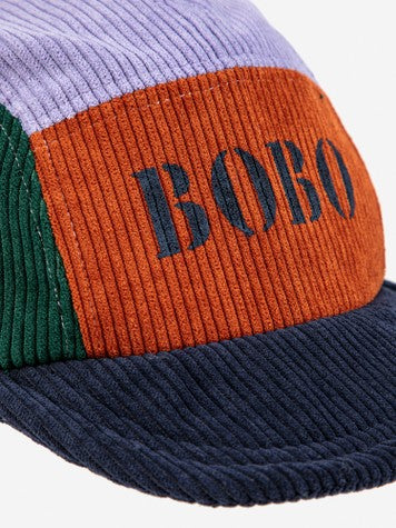 Boys & Girls Red Corduroy Cap