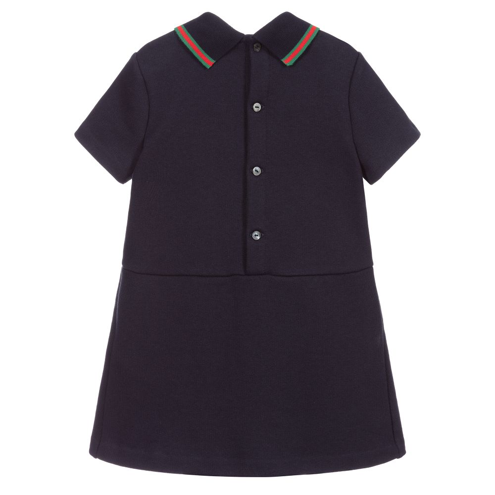 Robe bleue bébé fille
