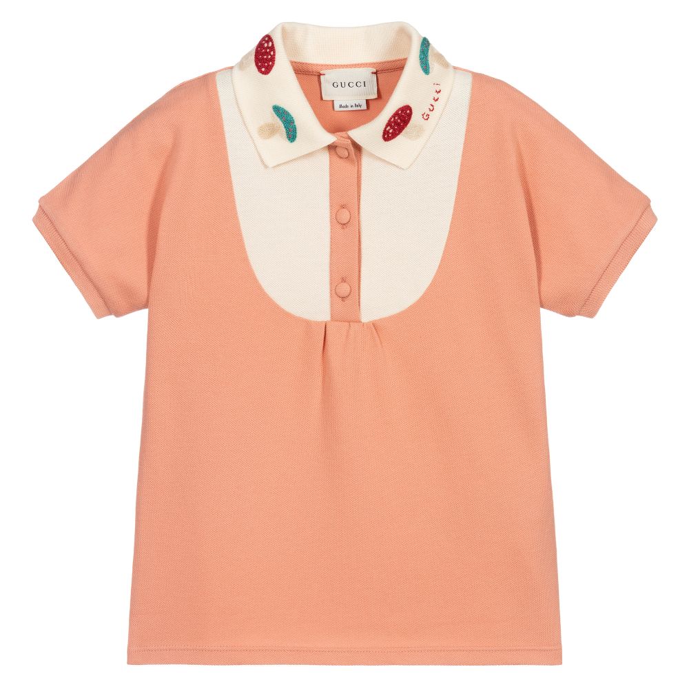 Polo Sorbet Pêche pour Fille