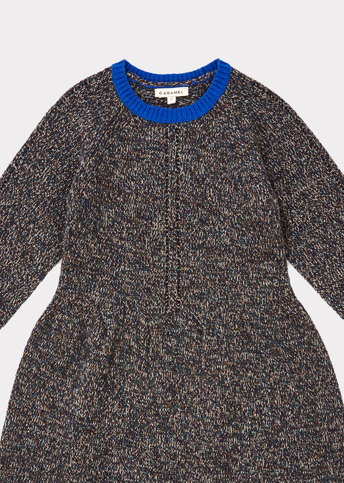 Girls Dark Grey Wool Dress
