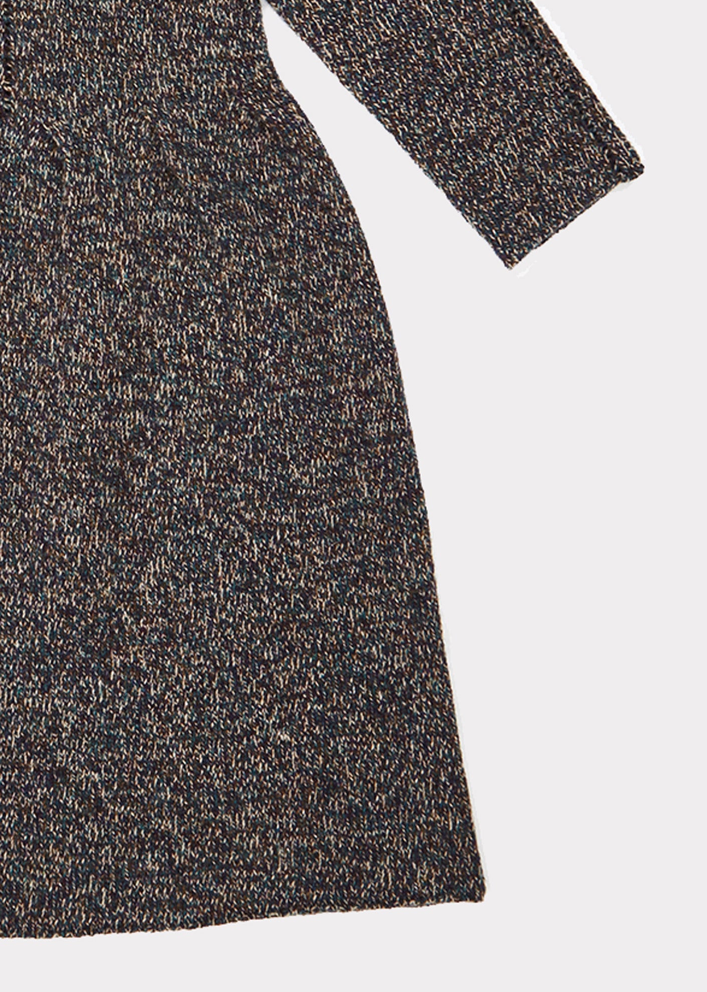 Girls Dark Grey Wool Dress