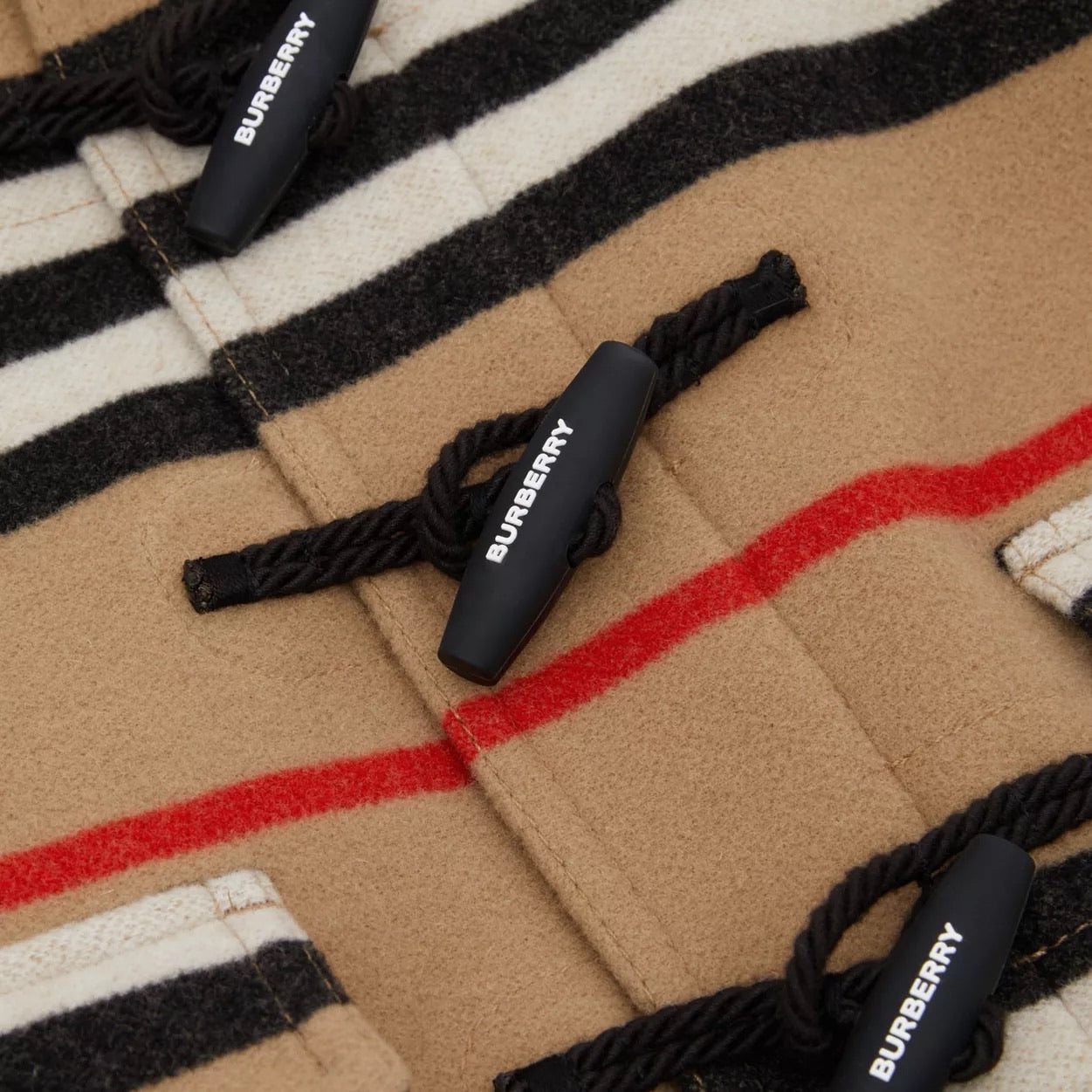 Boys Archive Beige Virgin Wool Coat