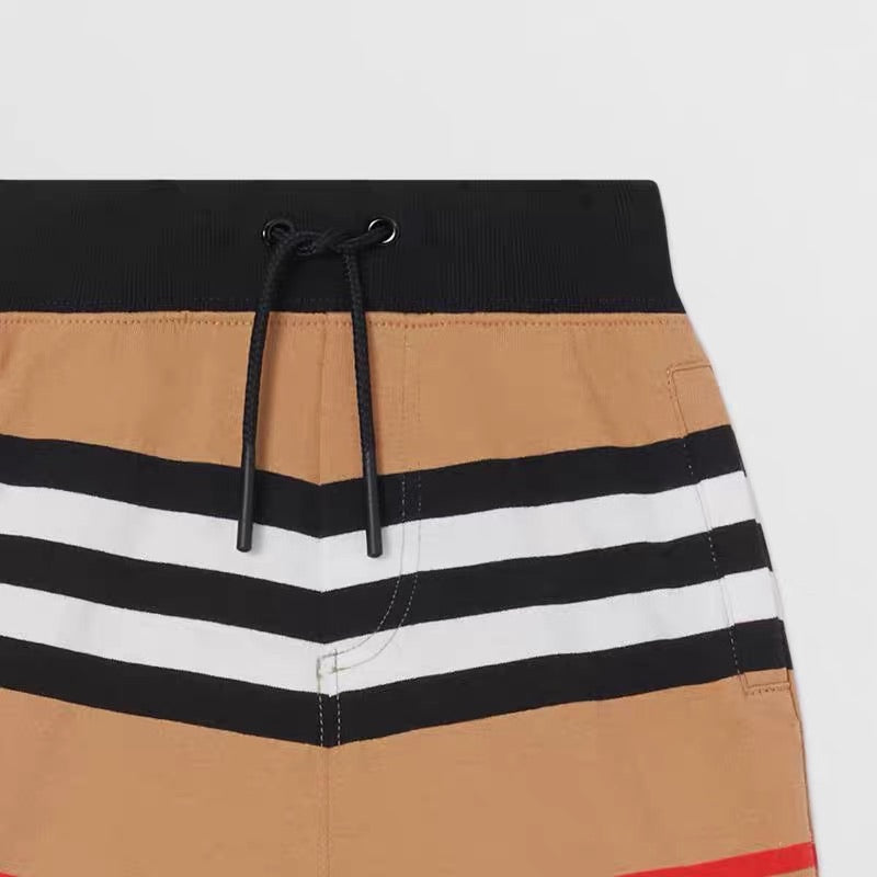 Baby Boys Archive Beige Cotton Trousers