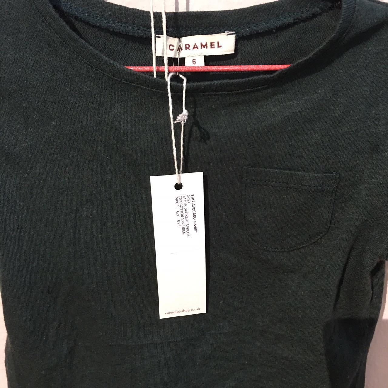 Boys Dark Green Jersey T-shirt