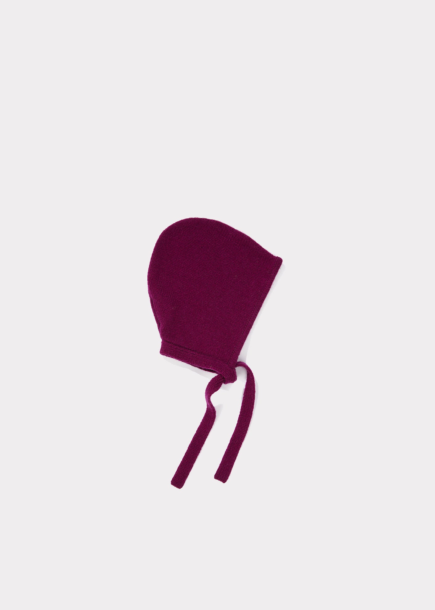 Baby Girls Purple Red Cashmere Hat