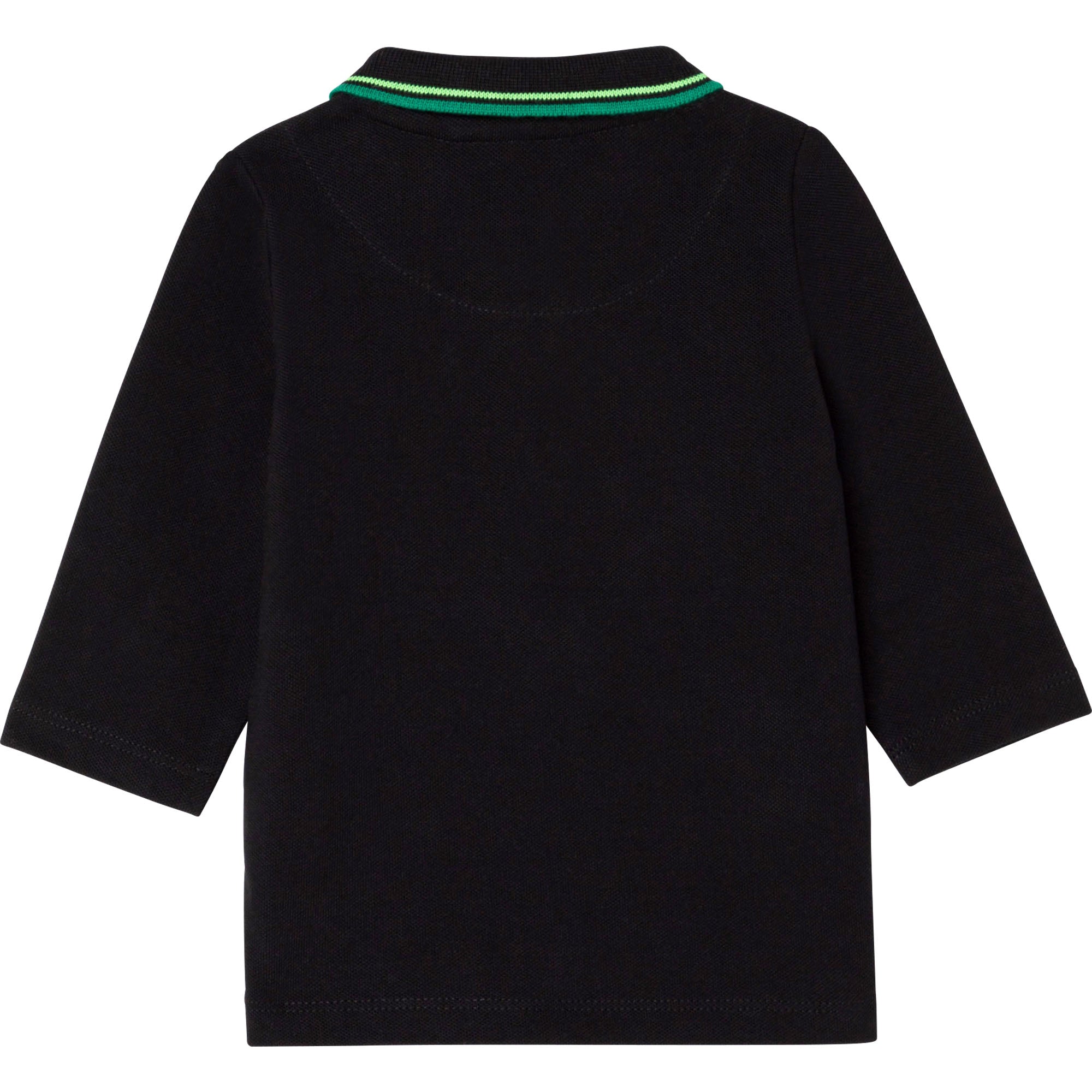 Boys Black Logo Polo Shirt