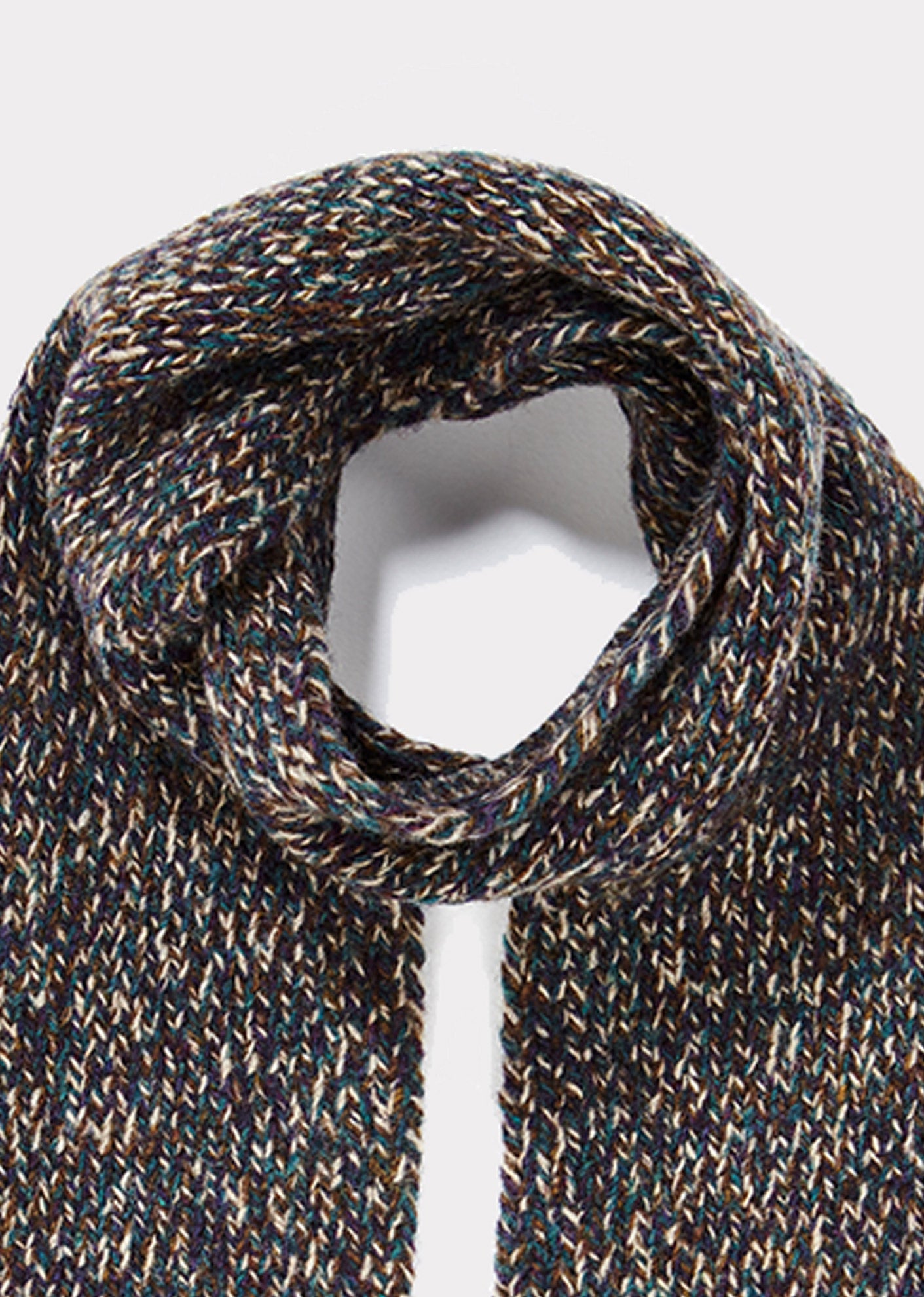 Baby Boys Dark Grey Wool Scarf