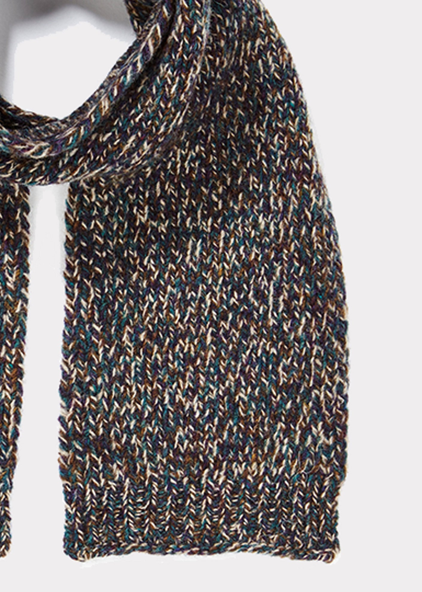 Baby Boys Dark Grey Wool Scarf
