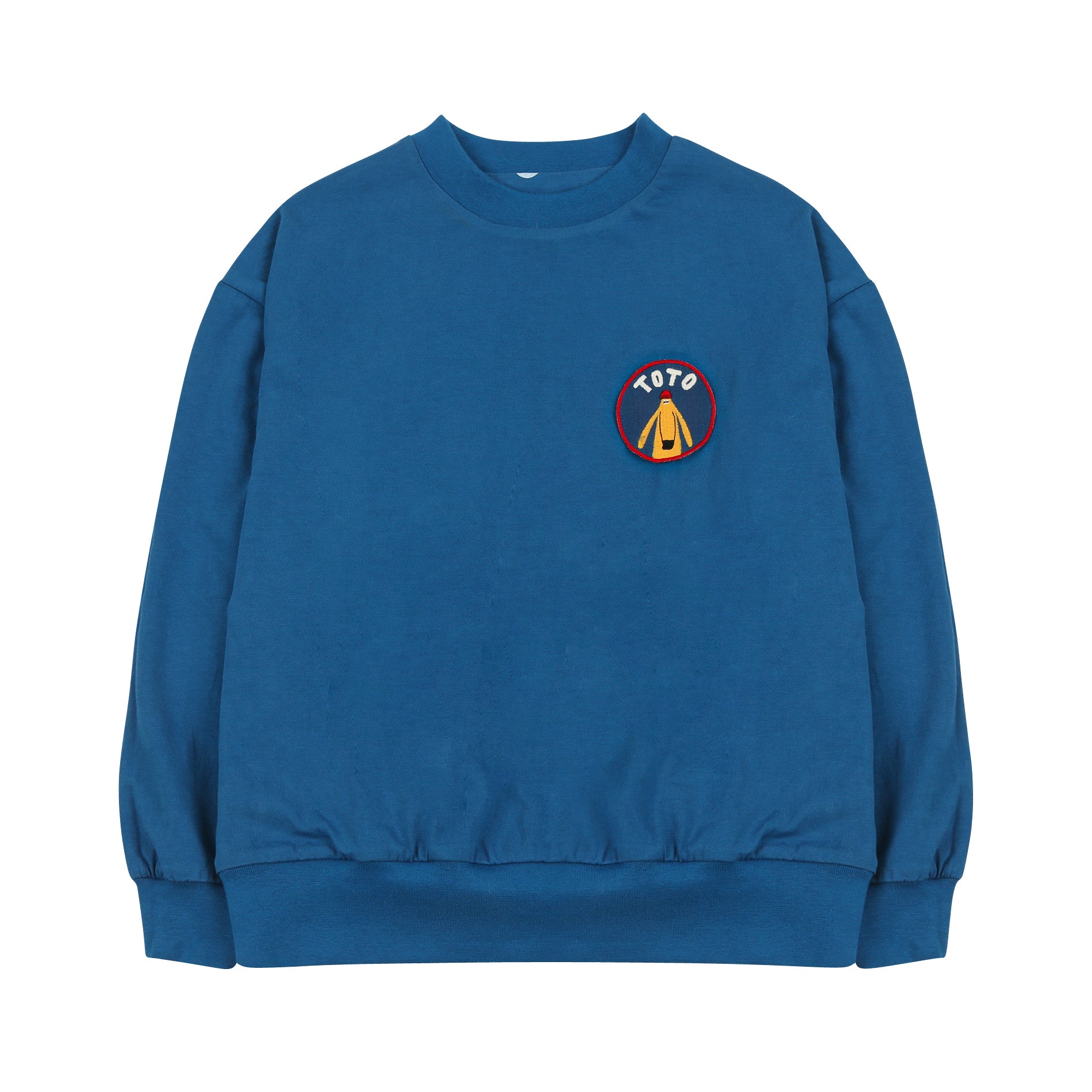 Boys & Girls Blue Reversible Cotton Sweatshirt