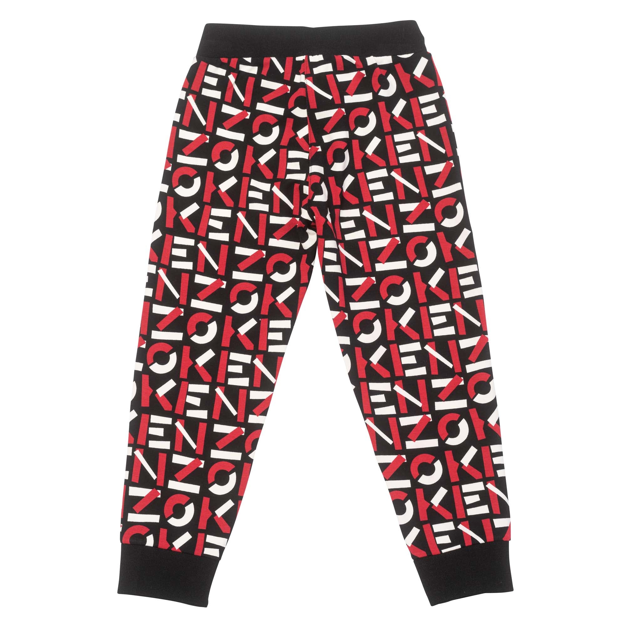 Boys Black Logo Trousers