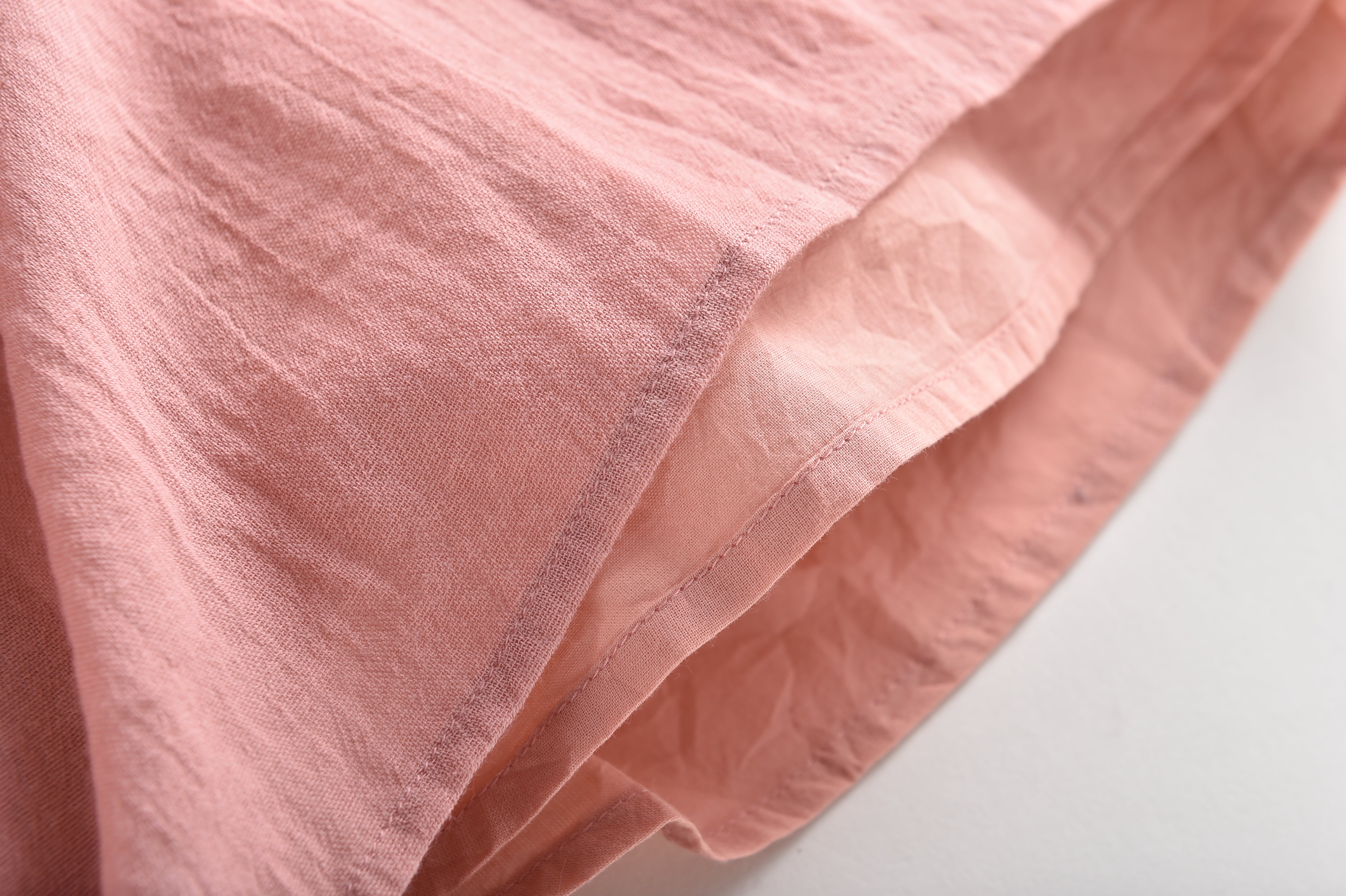 Girls Pink Embroidered Cotton Dress