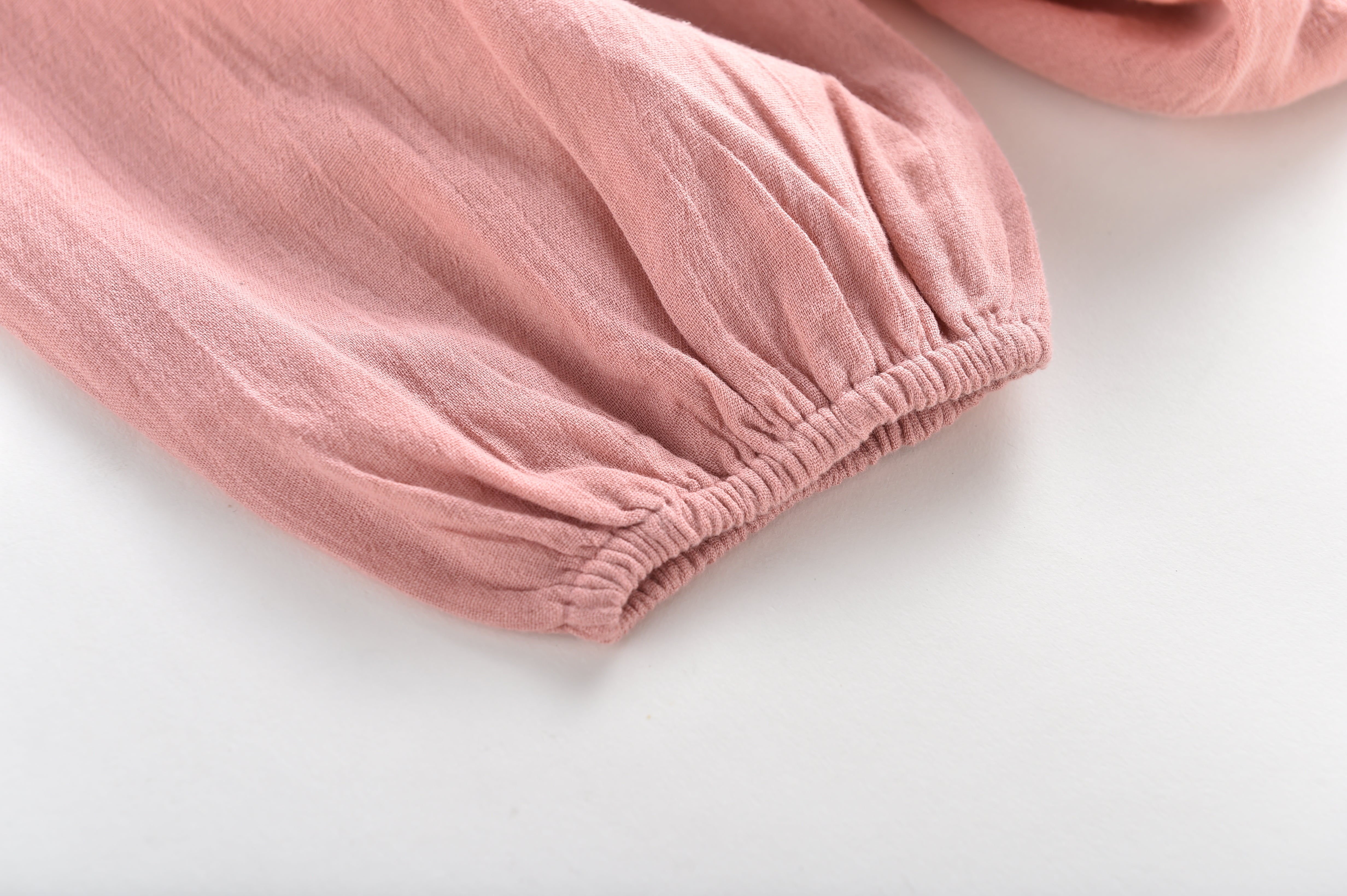 Girls Pink Embroidered Cotton Dress