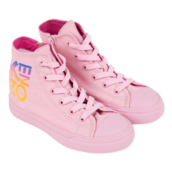 Chaussures roses à logo bulles pour filles