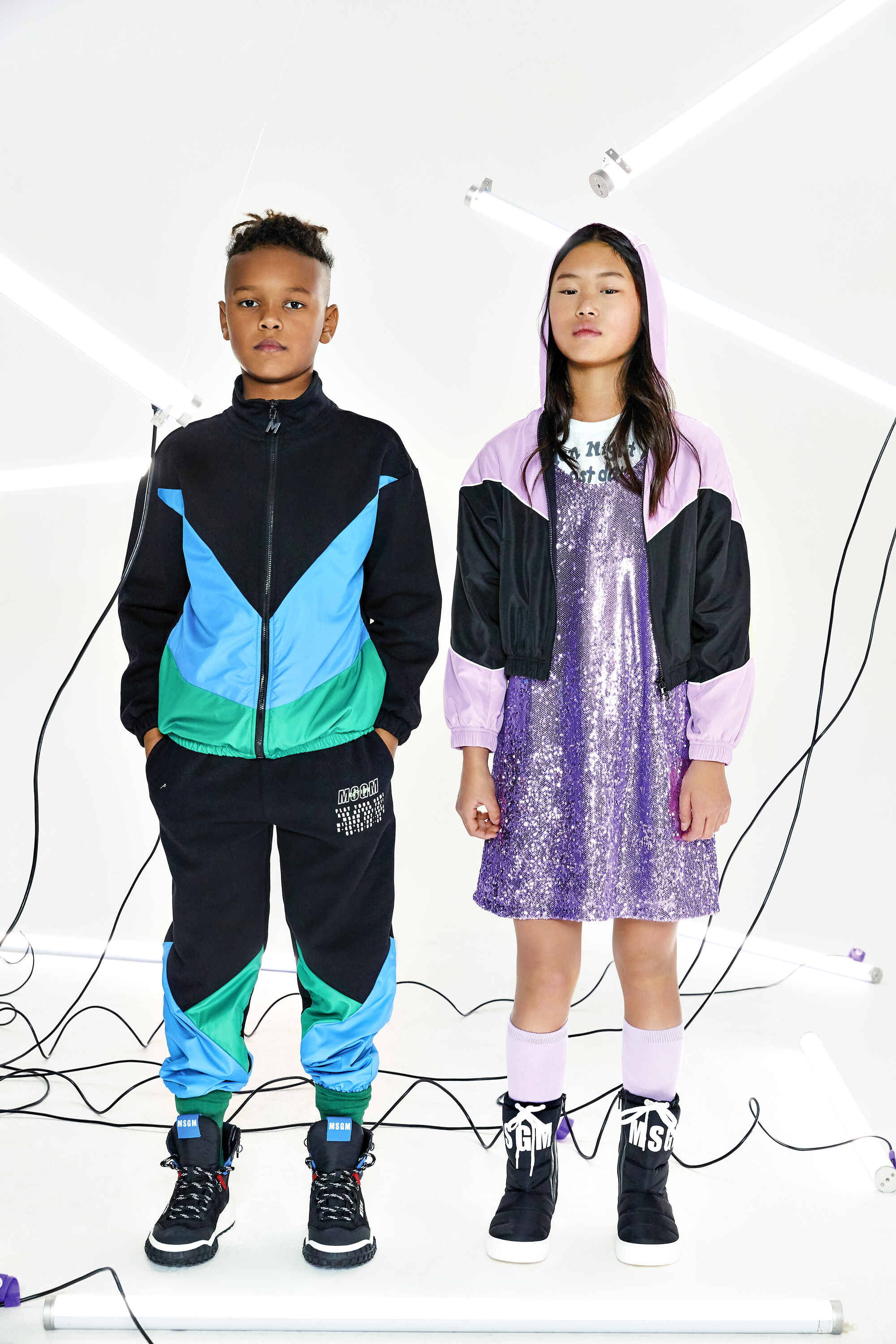Girls Purple Zip-Up Jacket