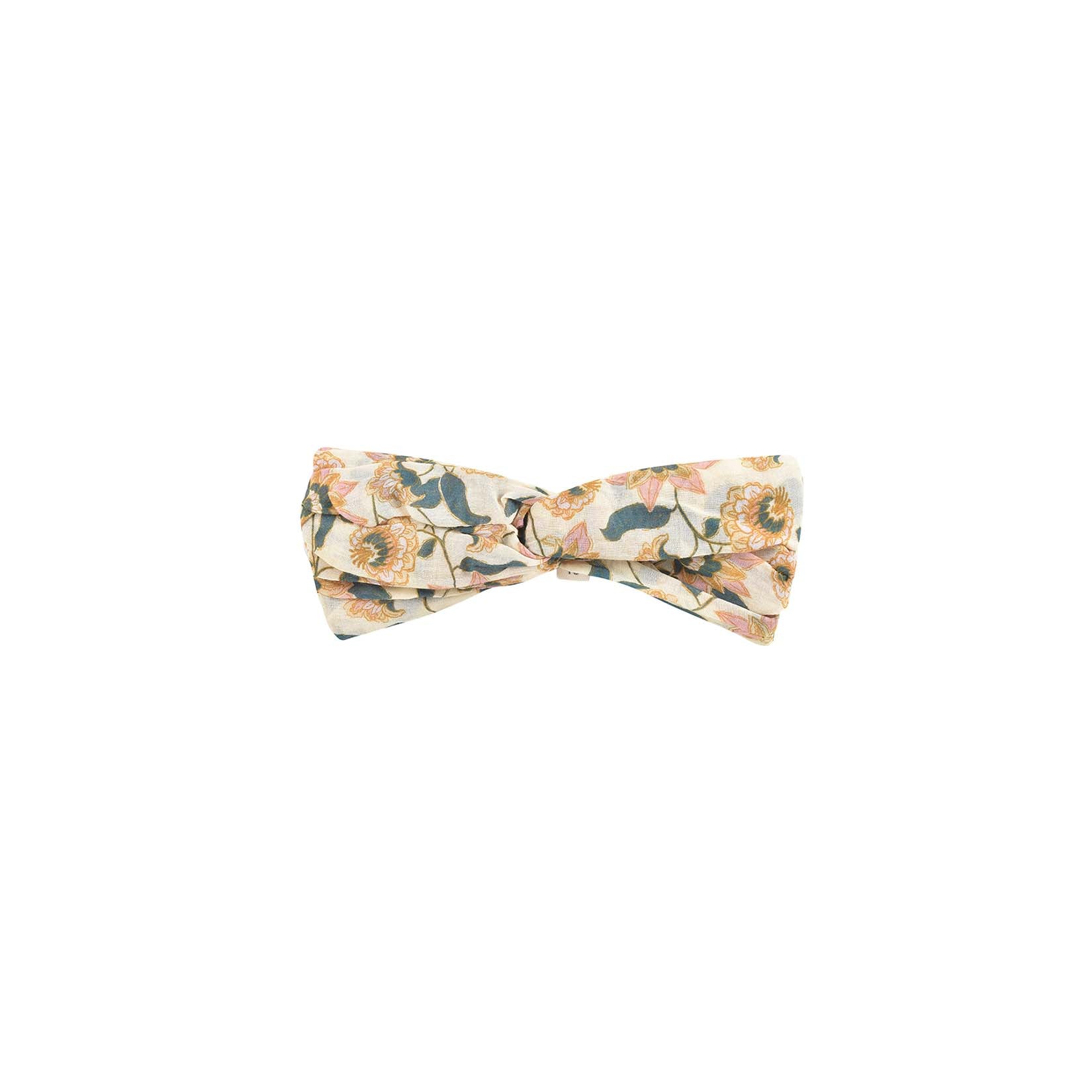 Bandeau de fleurs crème pour filles