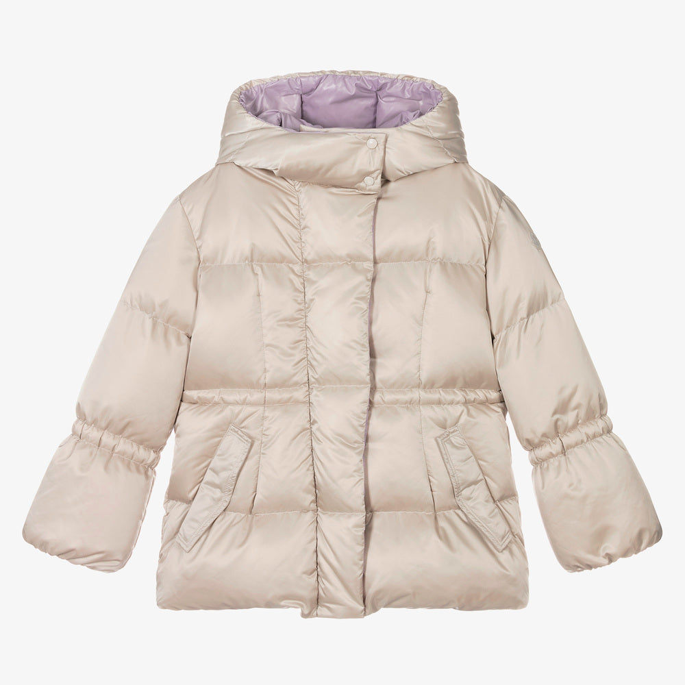 Girls Silver "KATRIN" Padded Down Jacket