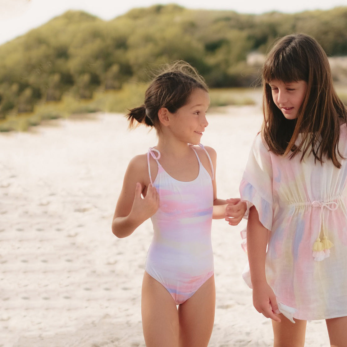 Girls Multicolor Swimsuit