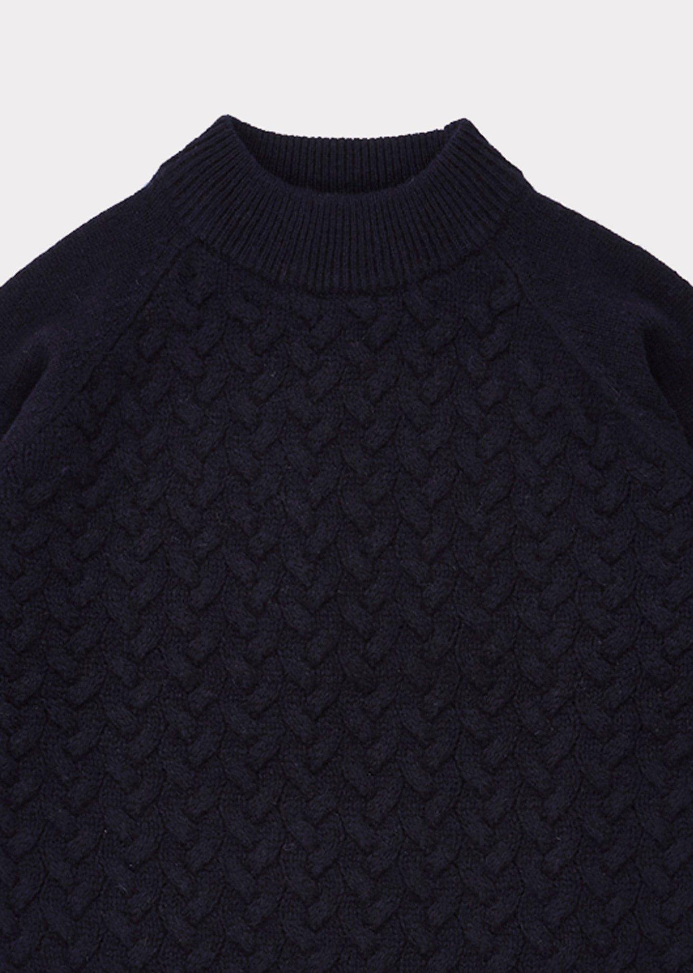 Boys & Girls Navy Wool Sweater