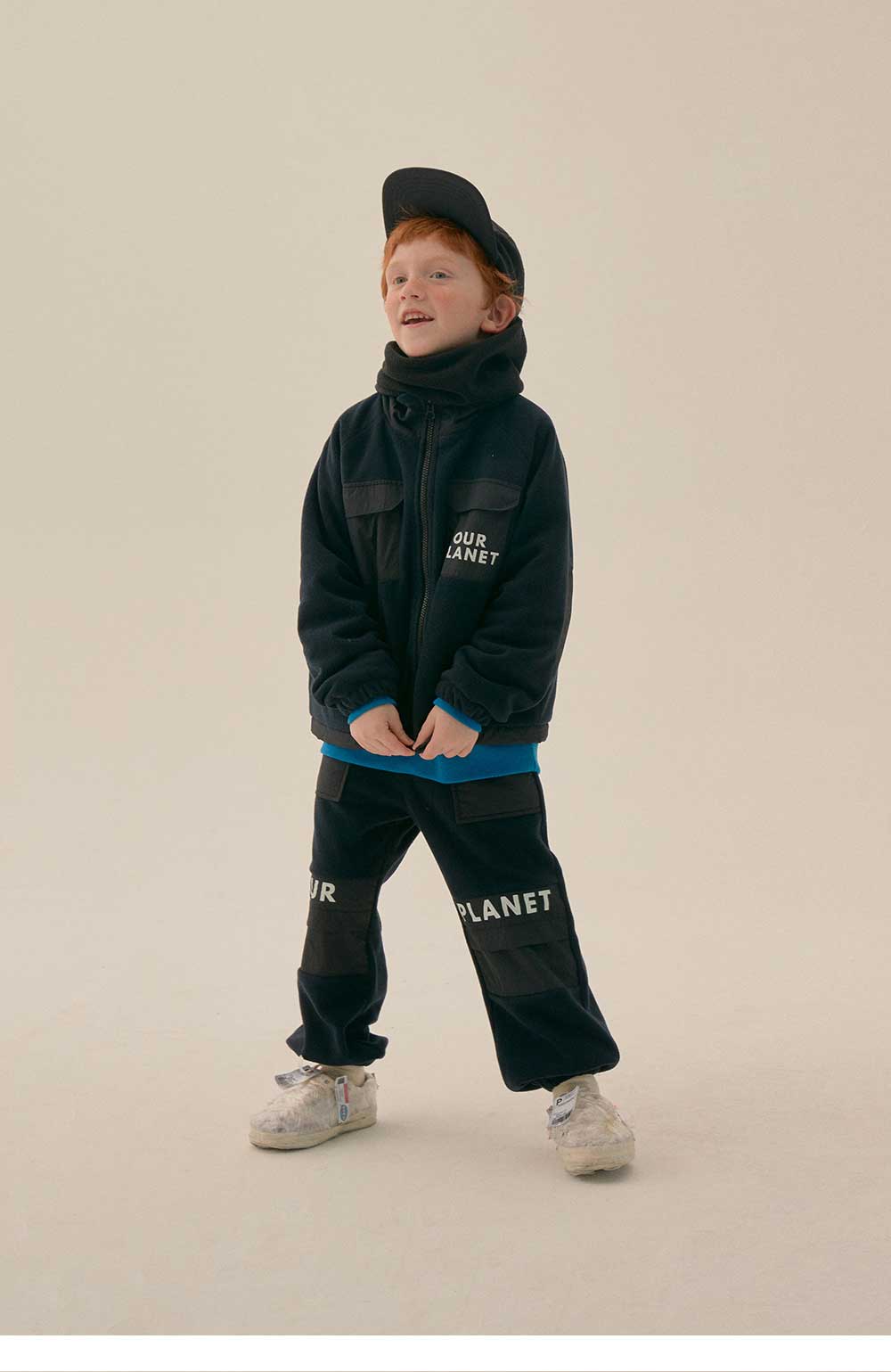 Boys & Girls Black Logo Cap