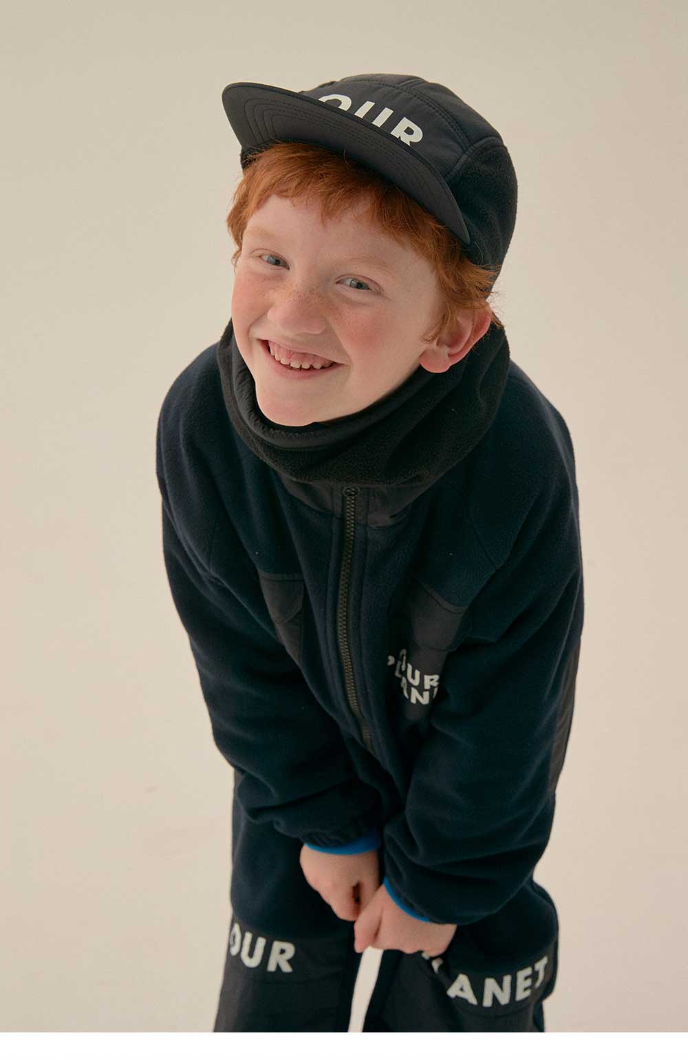 Boys & Girls Black Logo Cap