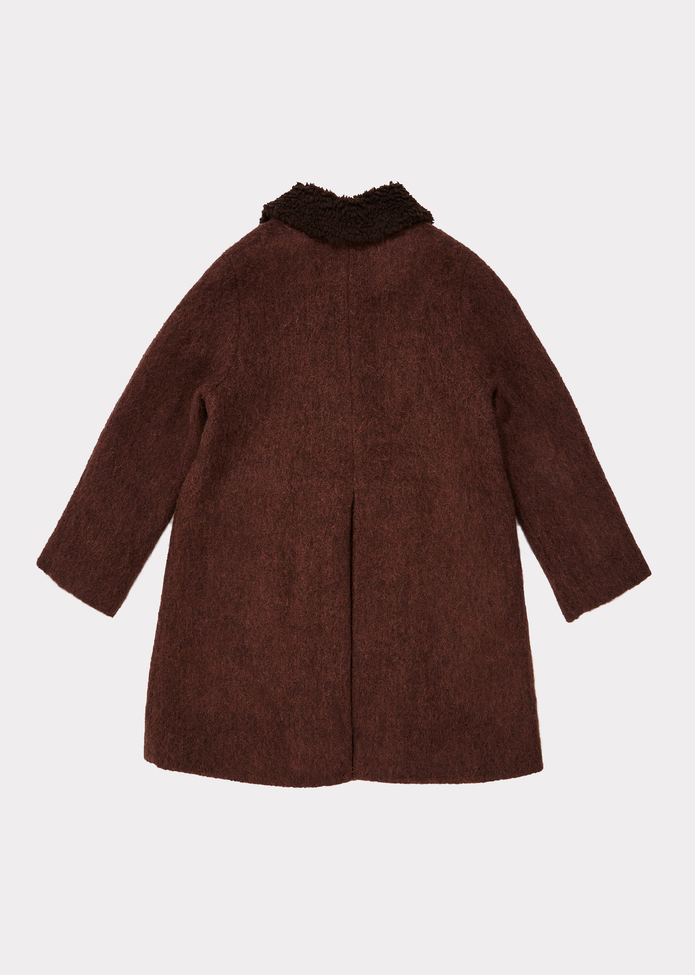 Boys & Girls Plum Wool Coat