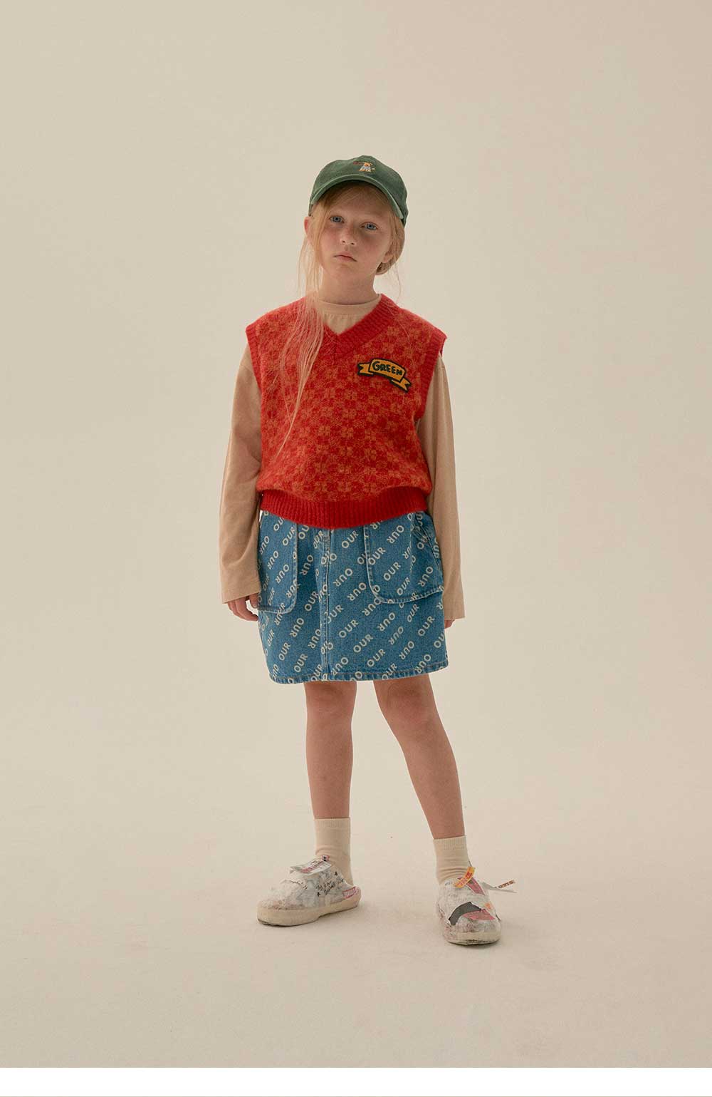 Boys & Girls Red Knit Vest