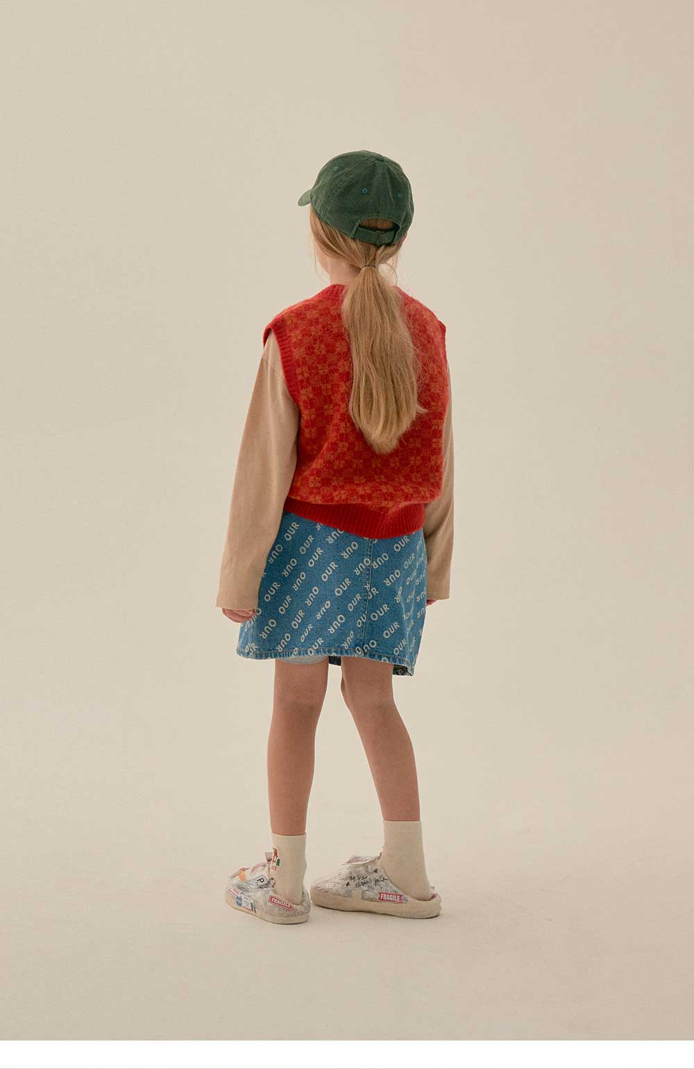 Boys & Girls Red Knit Vest