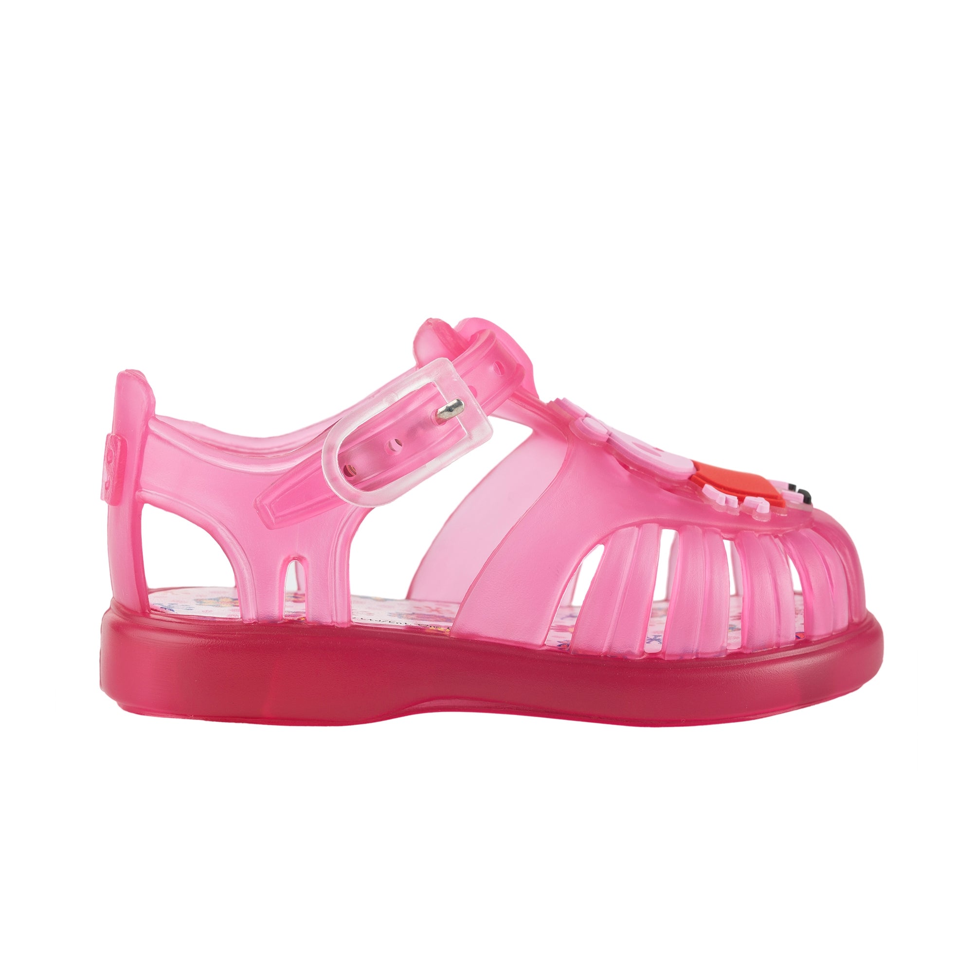 Girls Transparent Pink Jelly Shoes