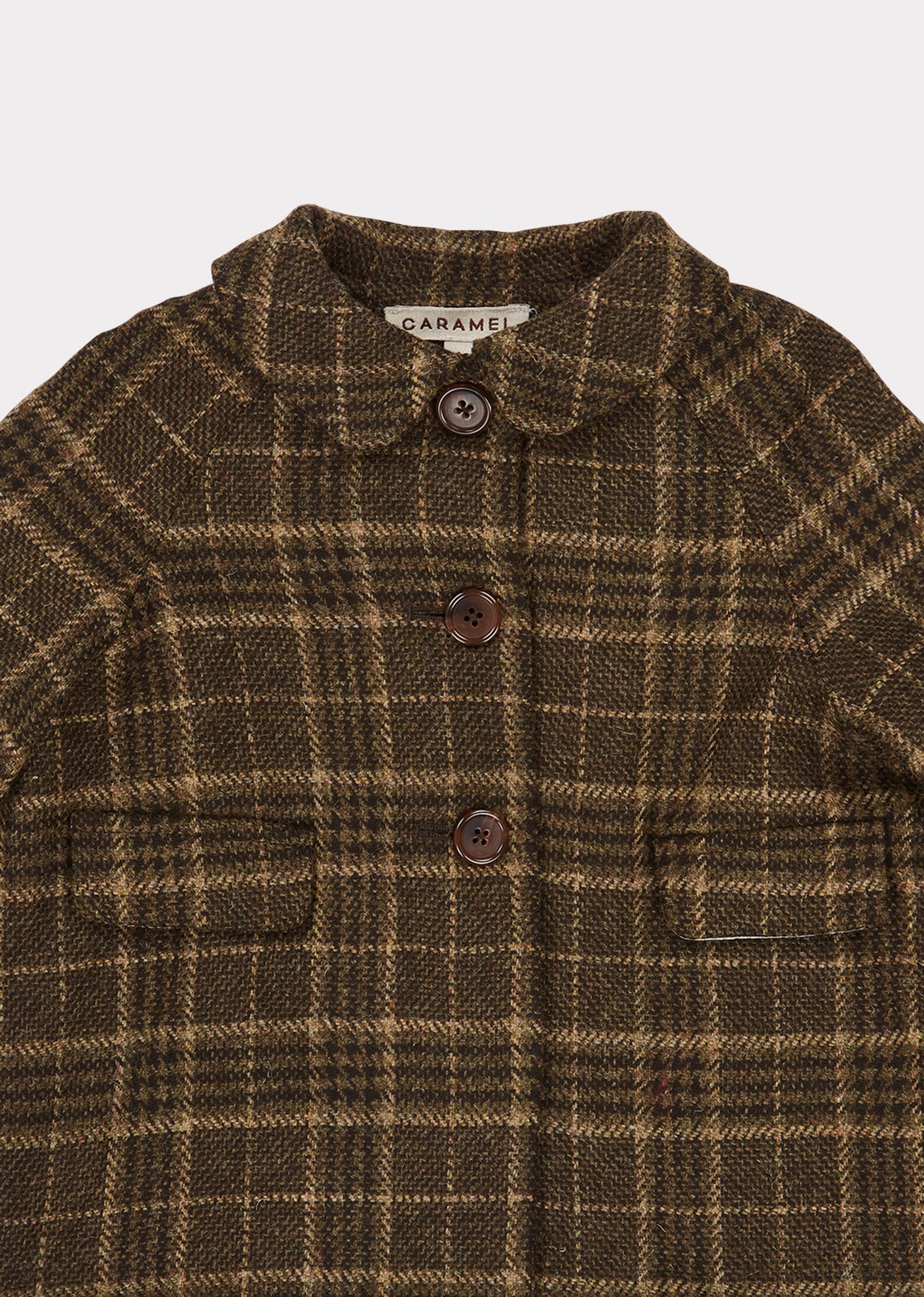 Baby Boys & Girls Green Check Shelduck Coat