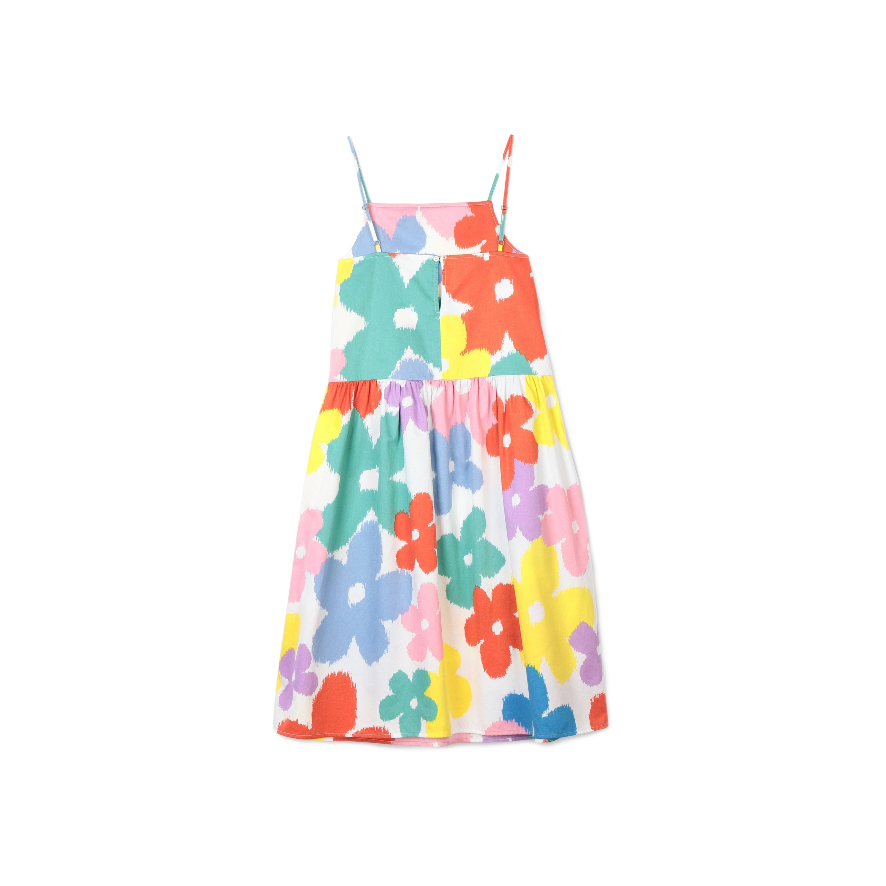 Robe en coton à fleurs multicolores pour filles