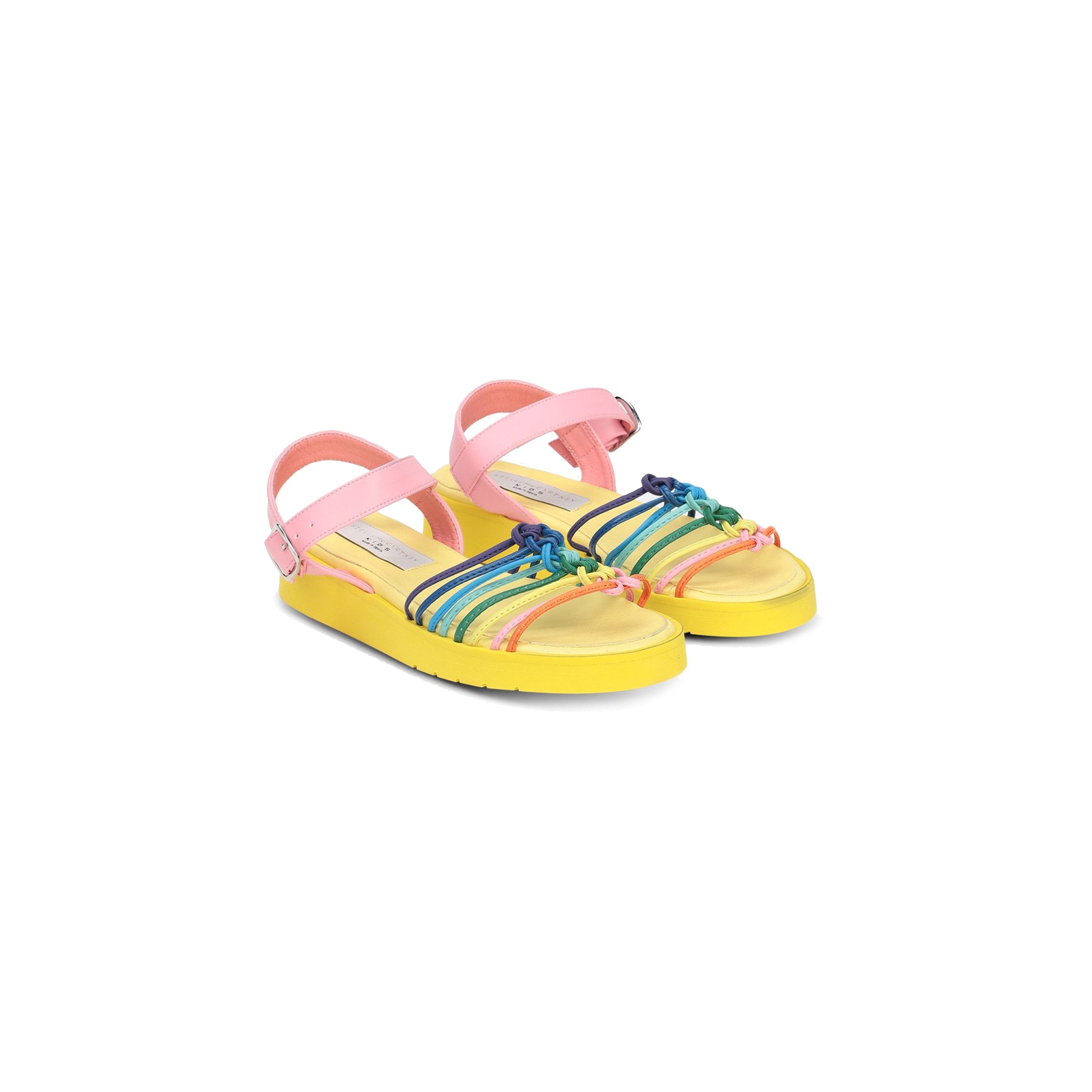 Girls Multicolor Knotted Sandals