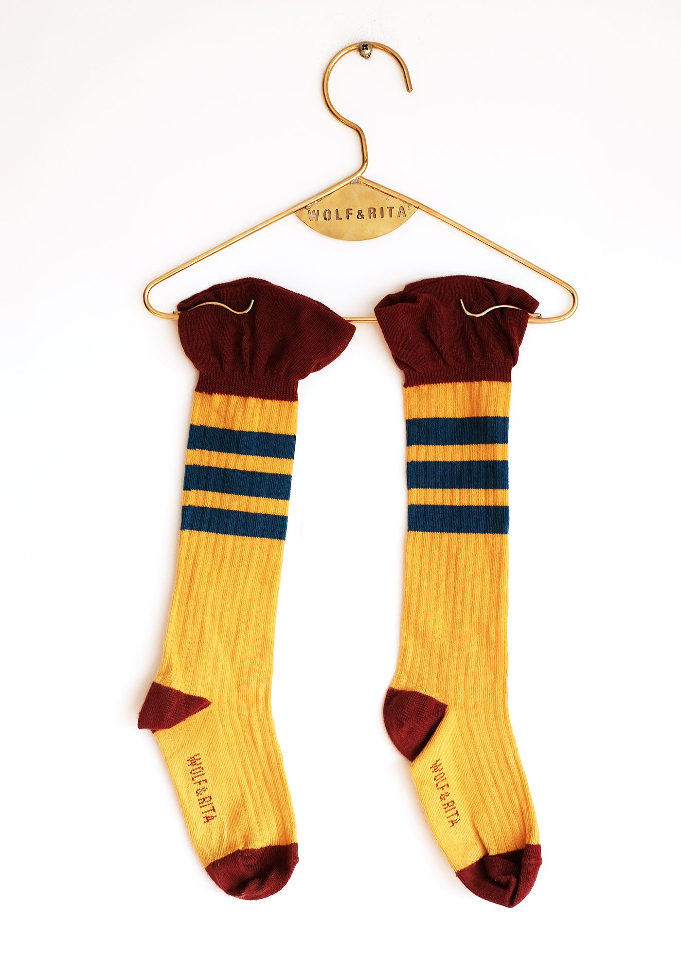Boys  &  Girls  Yellow  "SOCKS FRILLS"  Socks