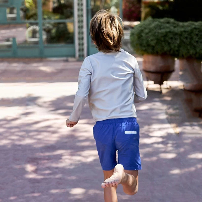 Boys Beige UV Protective Swim T-Shirt(UPF50+)